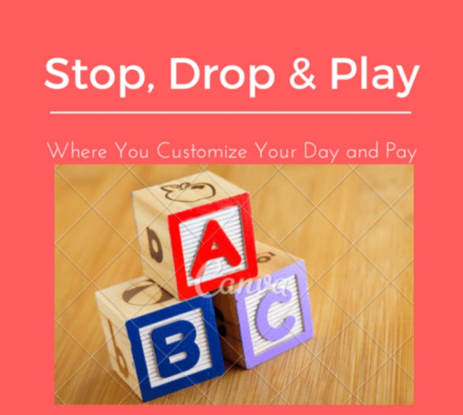 Stop, Drop & Play Logo