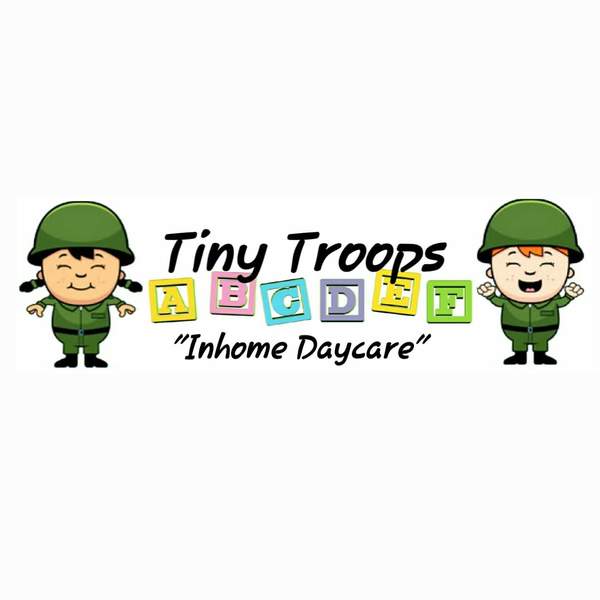 Tiny Troops Daycare Logo