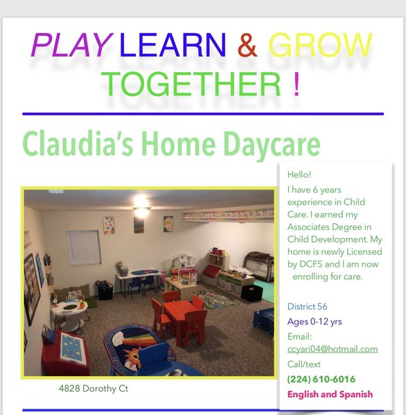 Claudia's Home Daycare Logo