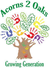 Acorns 2 Oaks Learning Center Logo