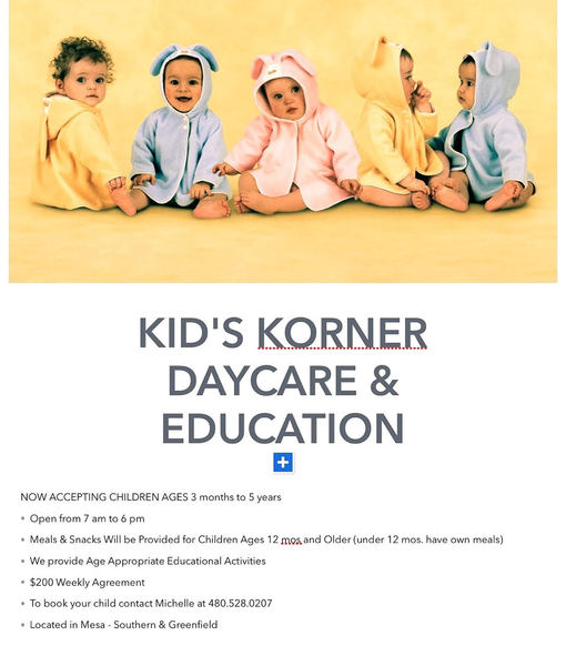 Kid's Korner Daycare & Educational Center Logo