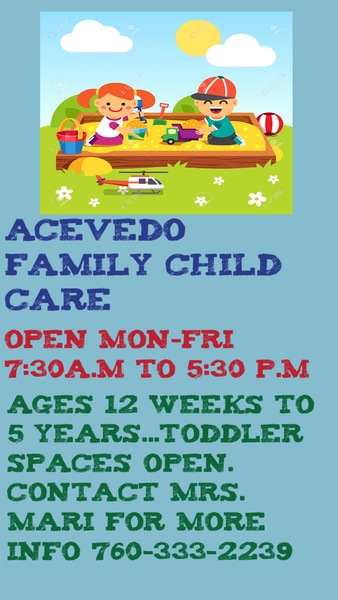 Acevedo Family Child Care Logo