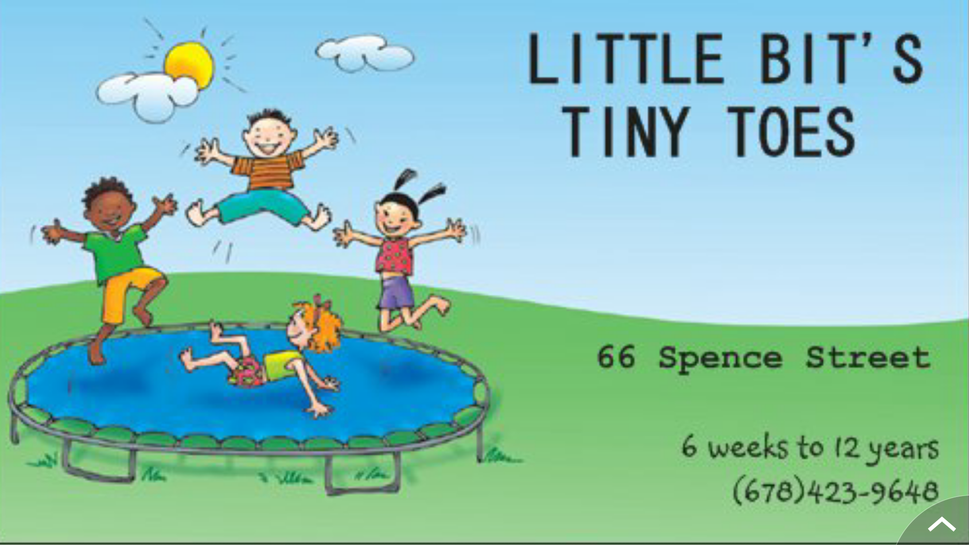 Little Bit's Tiny Toes Adventure Center Logo