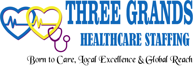 Three Grands Healthcare Staffing Logo