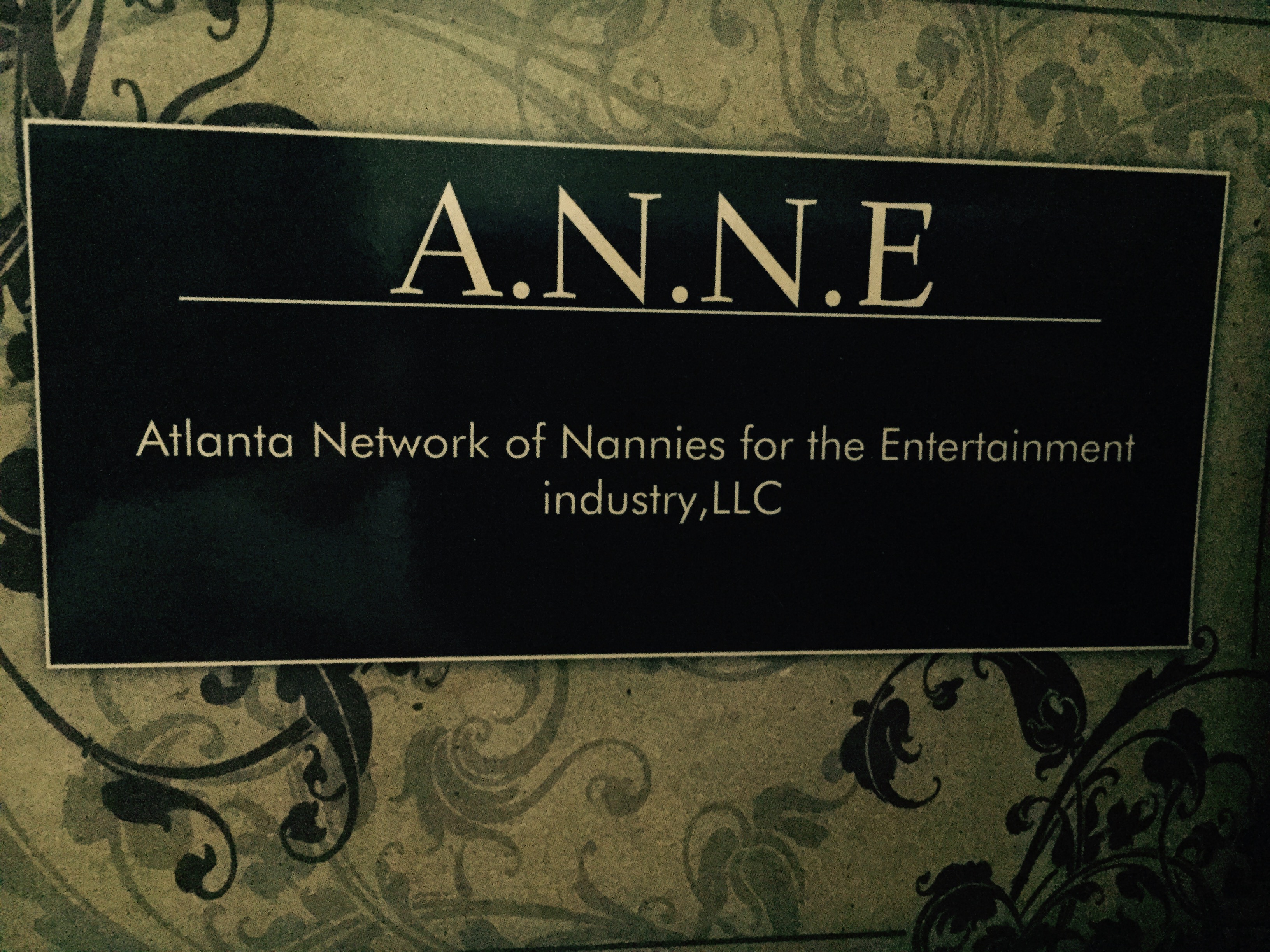 A.n.n.e- Atlanta Network Of Nannies For The Entertainment Industry Logo