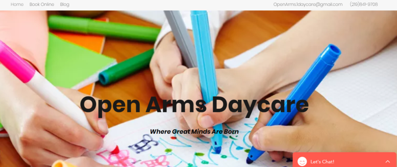 Open Arms Daycare Logo
