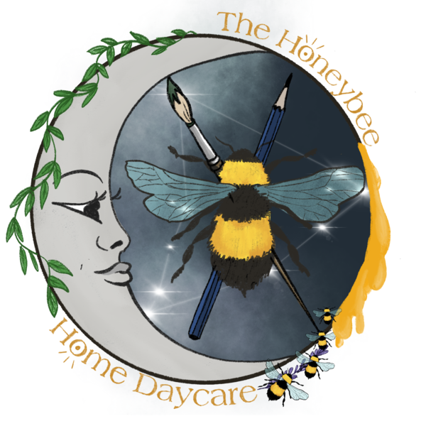 The Honeybee Home Daycare Logo