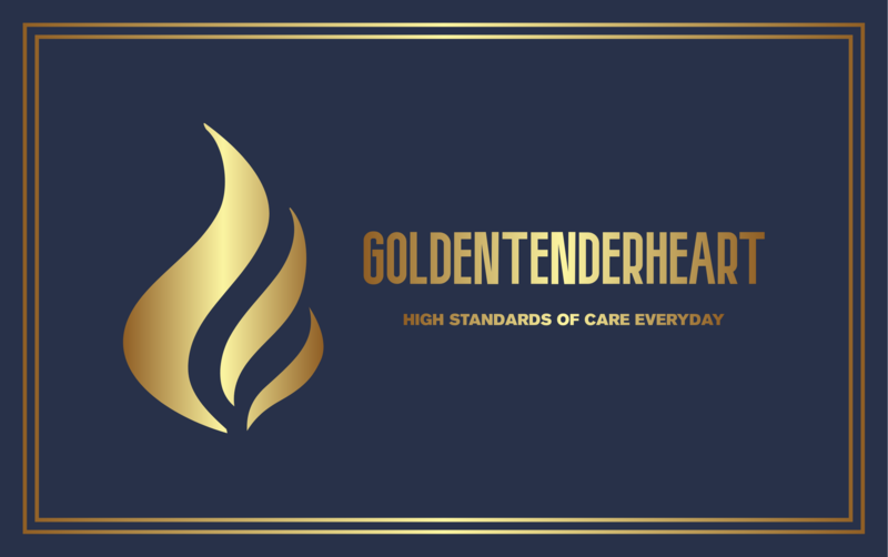 Golden Tender Heart Logo