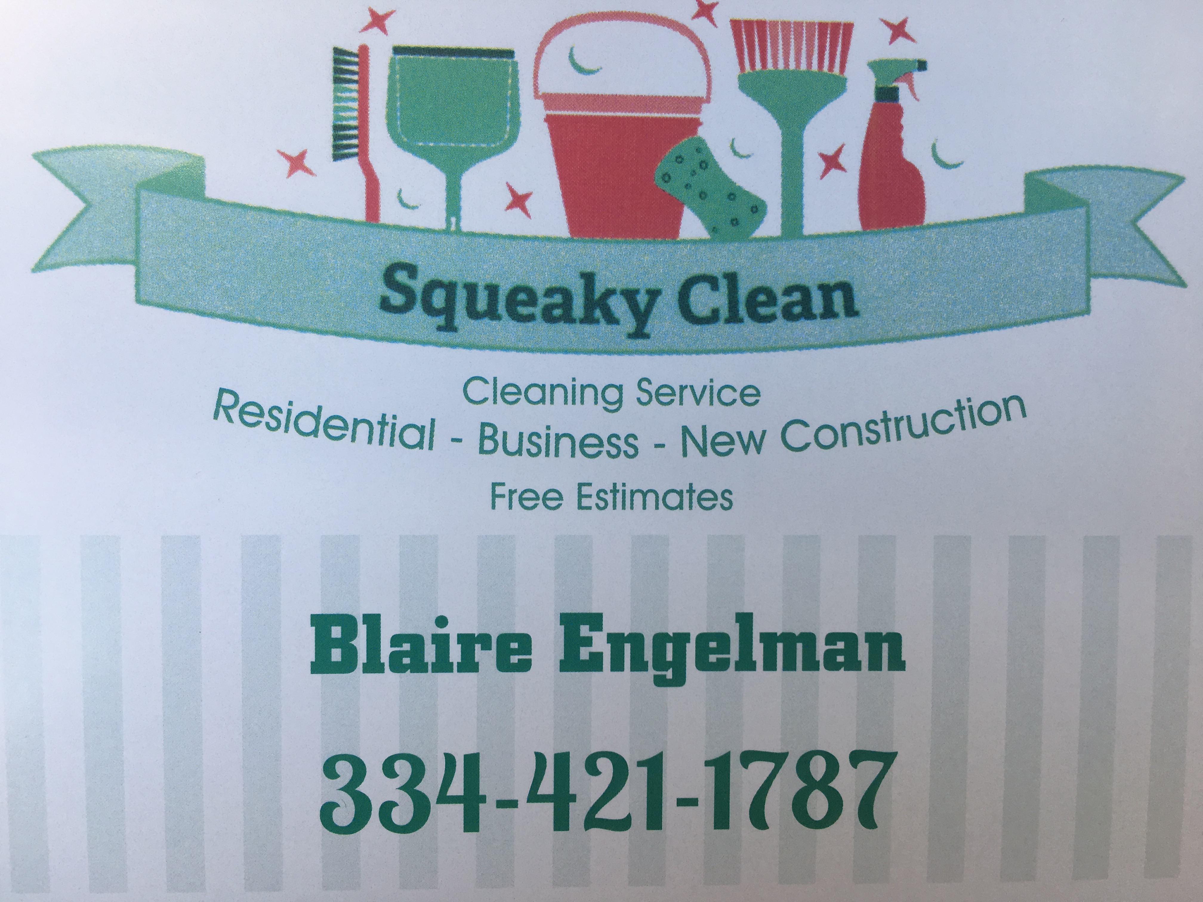 Squeaky Clean Logo