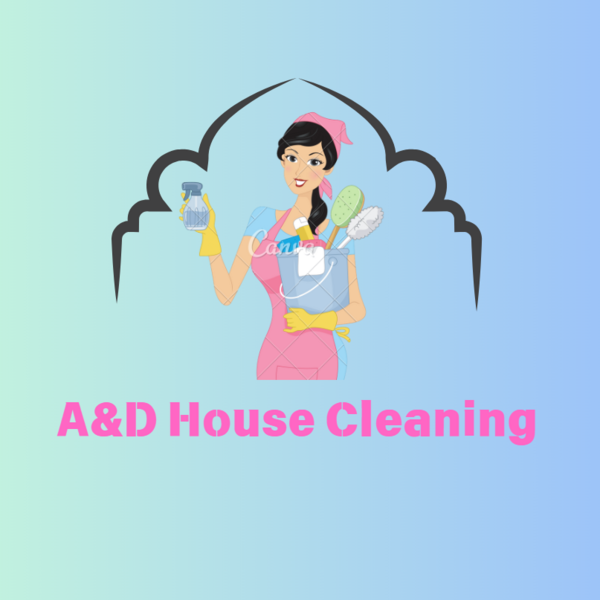 A&d House Cleaning Logo