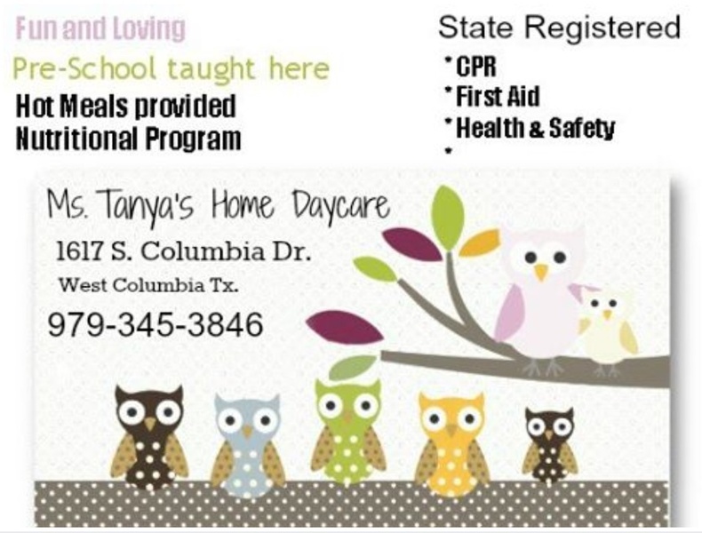 Ms Tanya's Home Daycare Logo