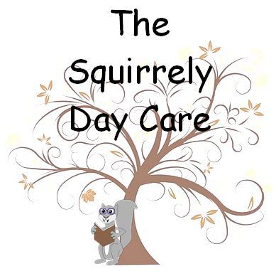 Squirrely Daycare Logo