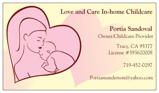 Portia's Love And Care Logo