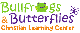 Bullfrogs & Butterflies Christian Learning Center & Preschool Logo