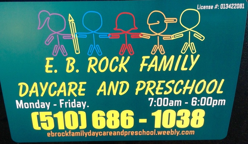 E.b. Rock Family Daycare And Preschool Logo