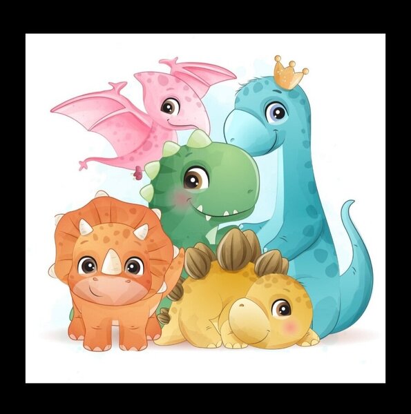 Little Dino Daycare Logo