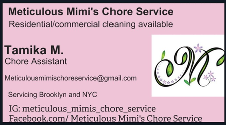 Meticulous Mimi's Chore Service