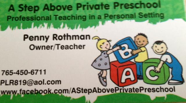 A Step Above Private Preschool Logo