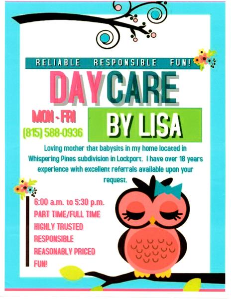 Lisa's Home Daycare Logo
