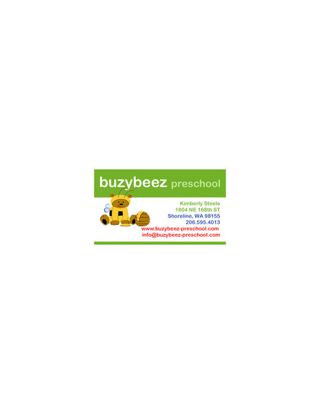 Buzybeez Preschool Logo