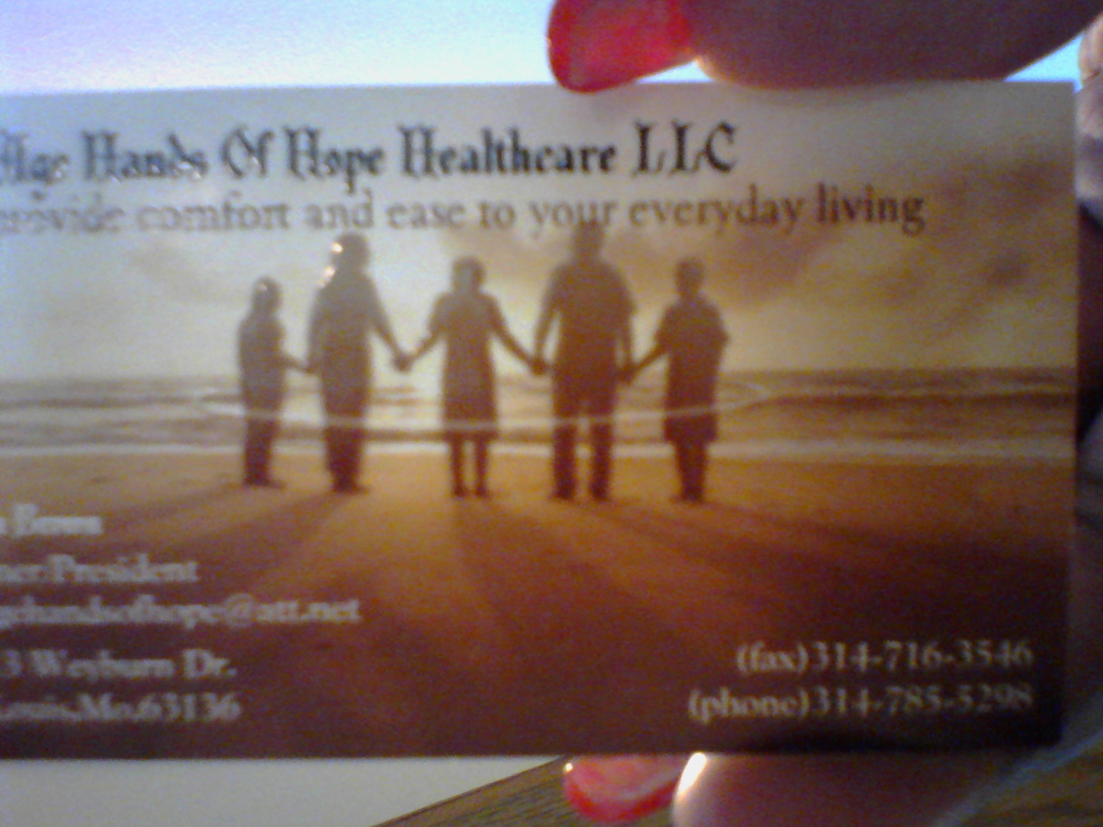 All Age Hands Of Hope Healthcare Logo