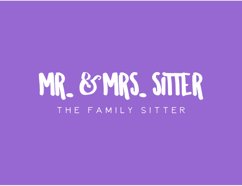 Mr. & Mrs. Sitter: The Family Sitter Logo