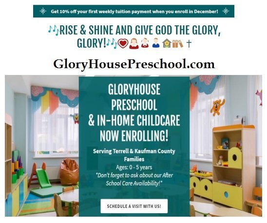 Gloryhouse Preschool Logo