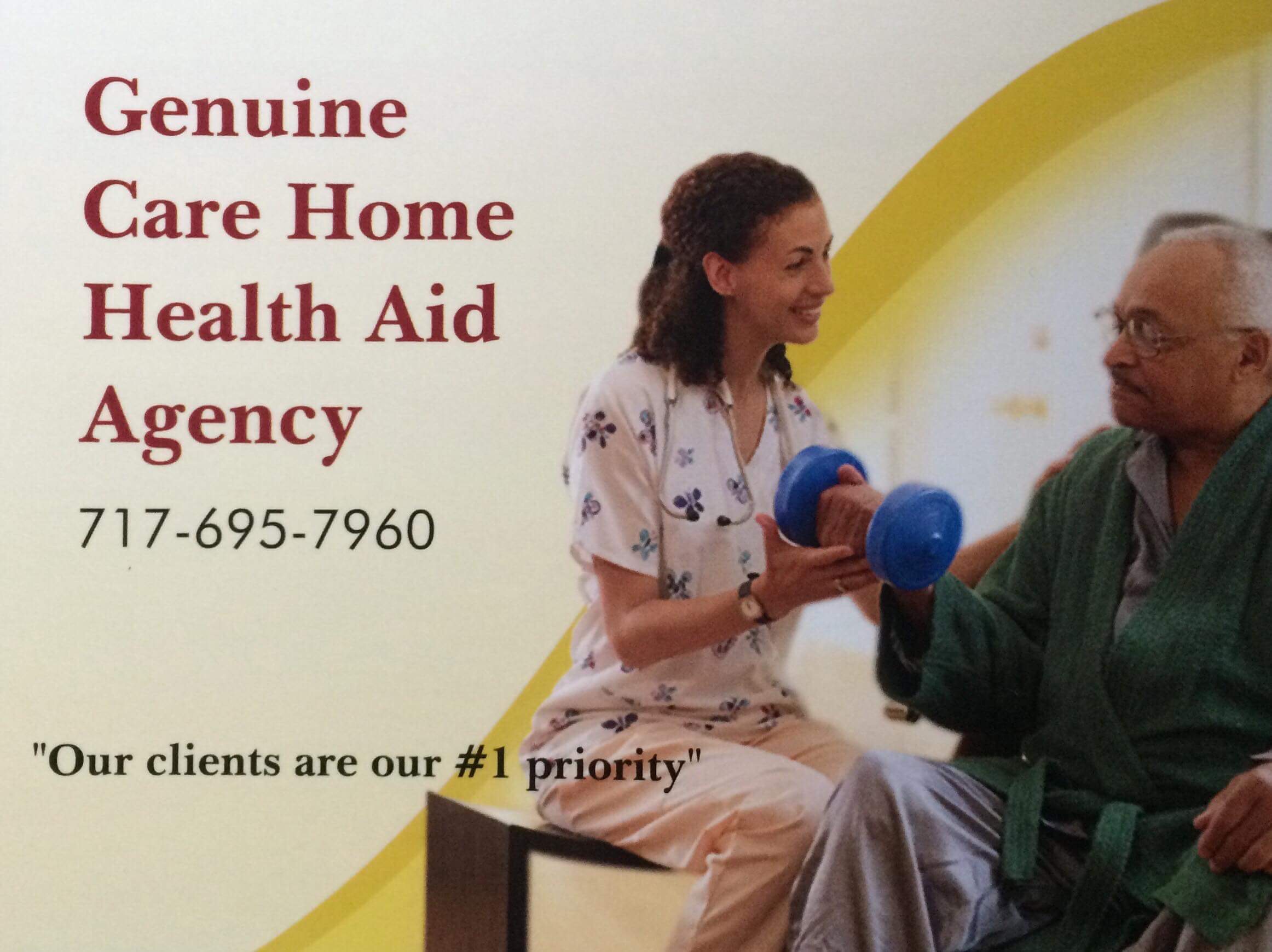 Genuine Care Home Health Aid Agency Logo