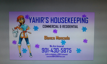 Yahir's housekeeping