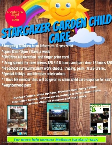 Stargazer Garden Child Care Logo