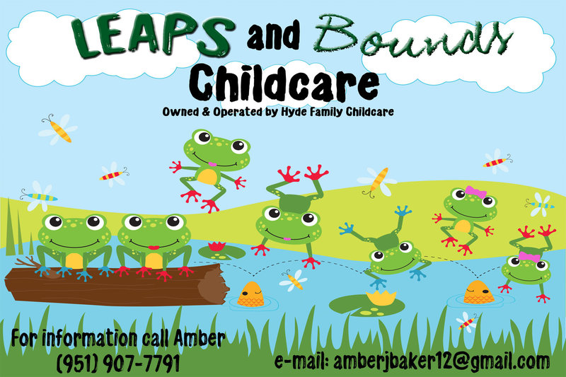 Leaps And Bounds Childcare/ Aka Hyde Family Childcare Logo