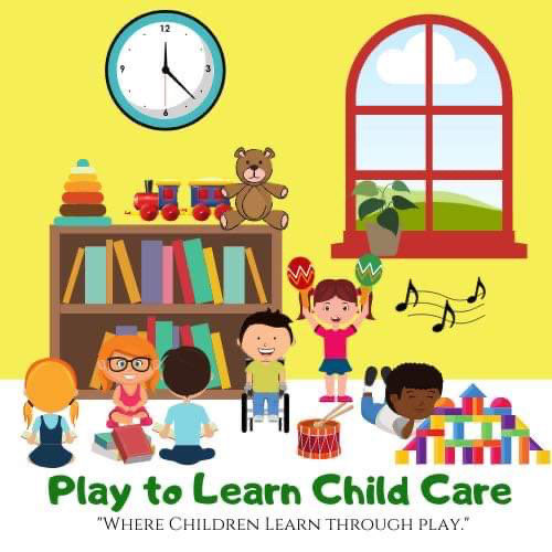 Play To Learn Home Daycare Logo