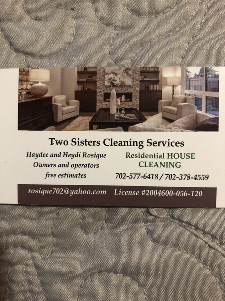 Two sisters Cleaning services