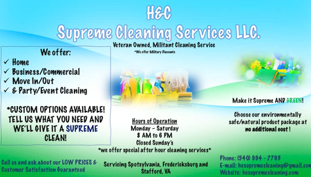 H&C Supreme Cleaning Services LLC