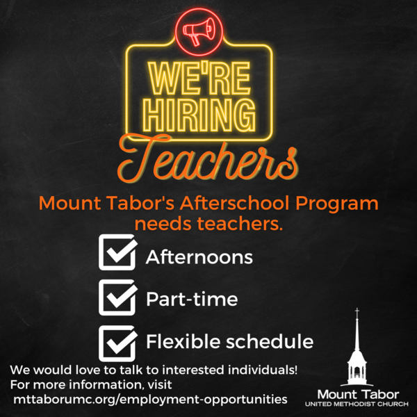 Mount Tabor Umc Afterschool Care Logo