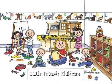 Little Friends Childcare Logo