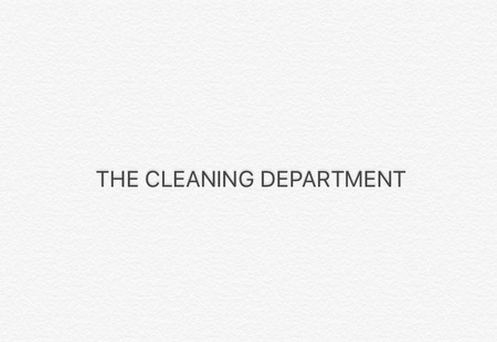 The Cleaning Department