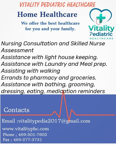 VITALITY P HEALTHCARE