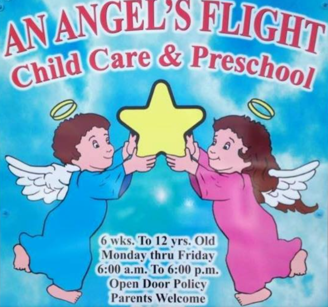 An Angel's Flight Child Care & Preschool Logo