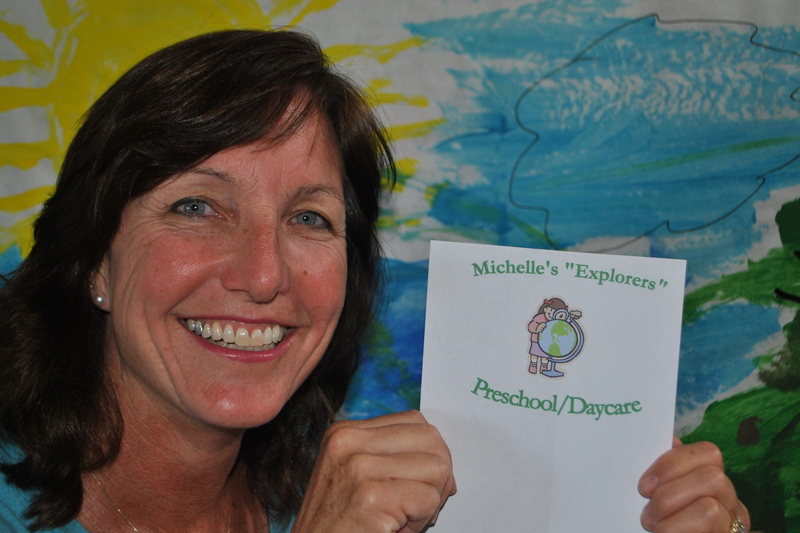 Michelle's "explorers" Family Home Daycare Logo