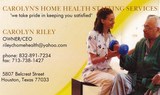 CAROLYN'S HOME HEALTH STAFFING SERVICE