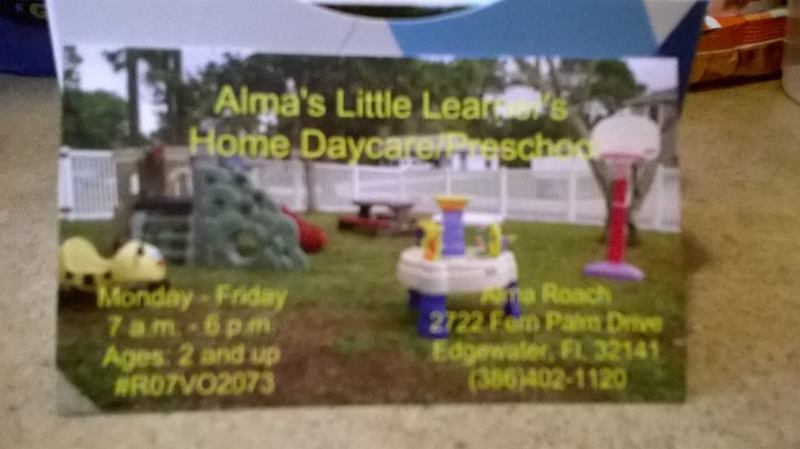 Alma's Little Learner's Home Daycare/preschool Logo