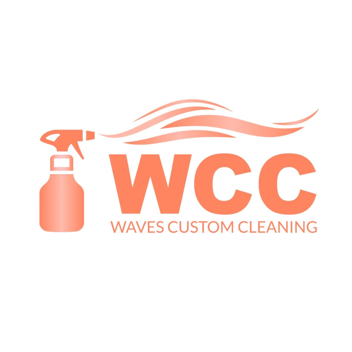 Waves Custom Cleaning Logo