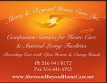 Rising Above & Beyond Home Care