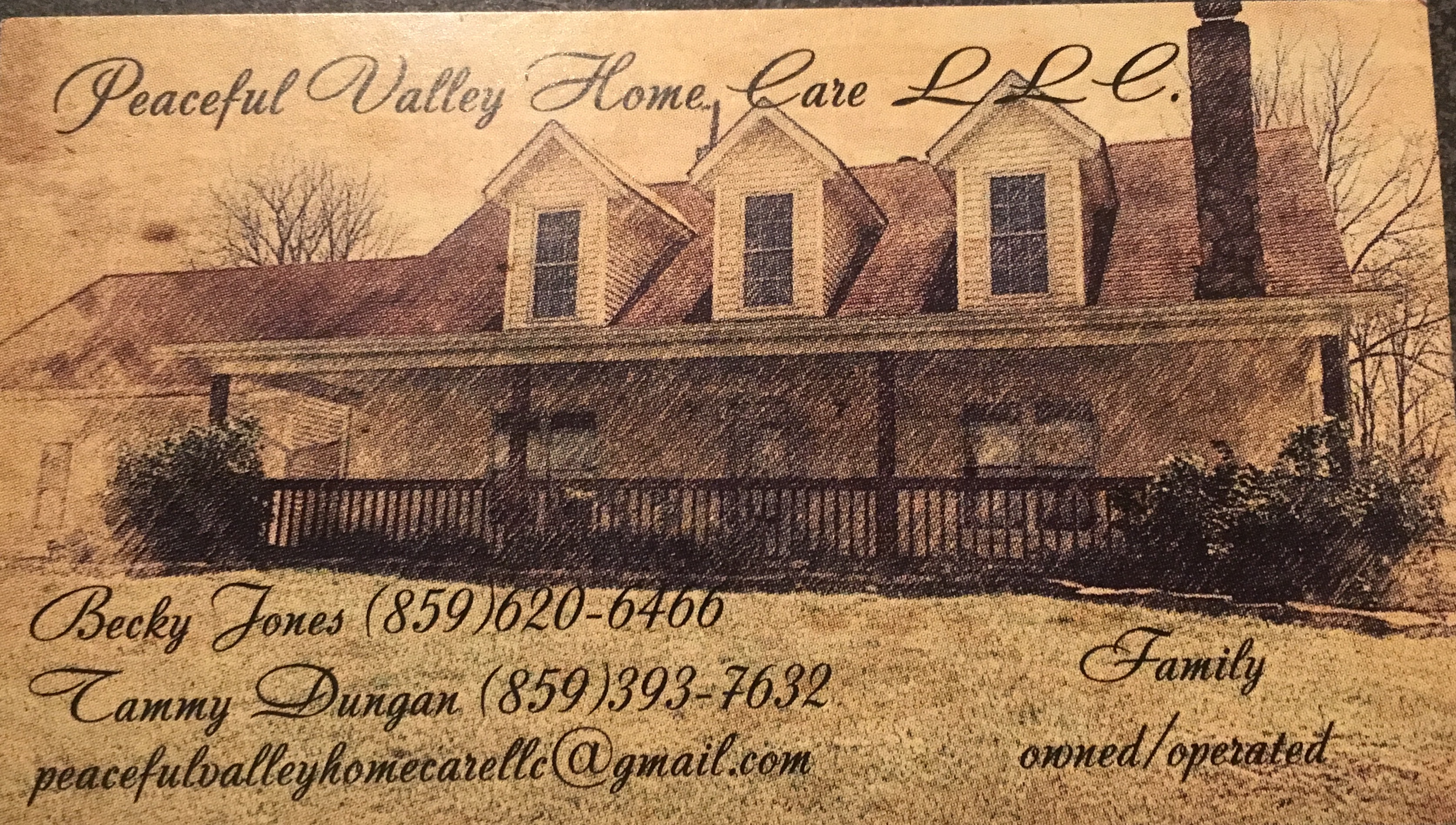 Peaceful Valley Home Care Logo