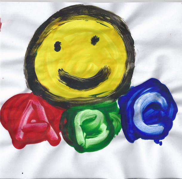 Happy Faces, Learning Spaces Logo