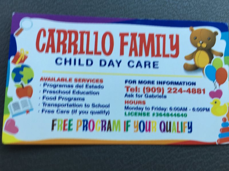 Carrillo Family Child Care Logo
