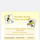 Busy Bee's Services