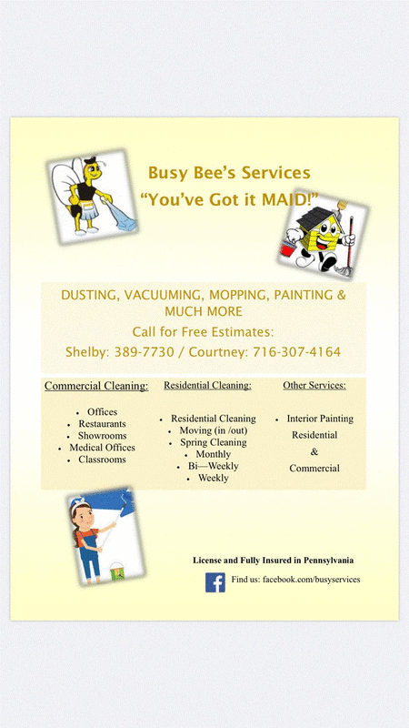 Busy Bee's Services