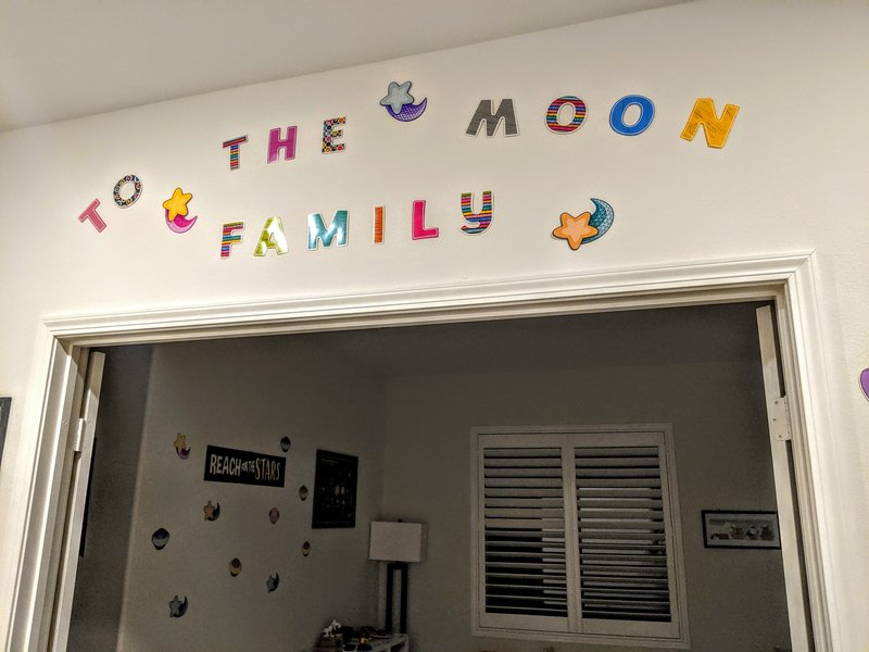 To The Moon Daycare Logo